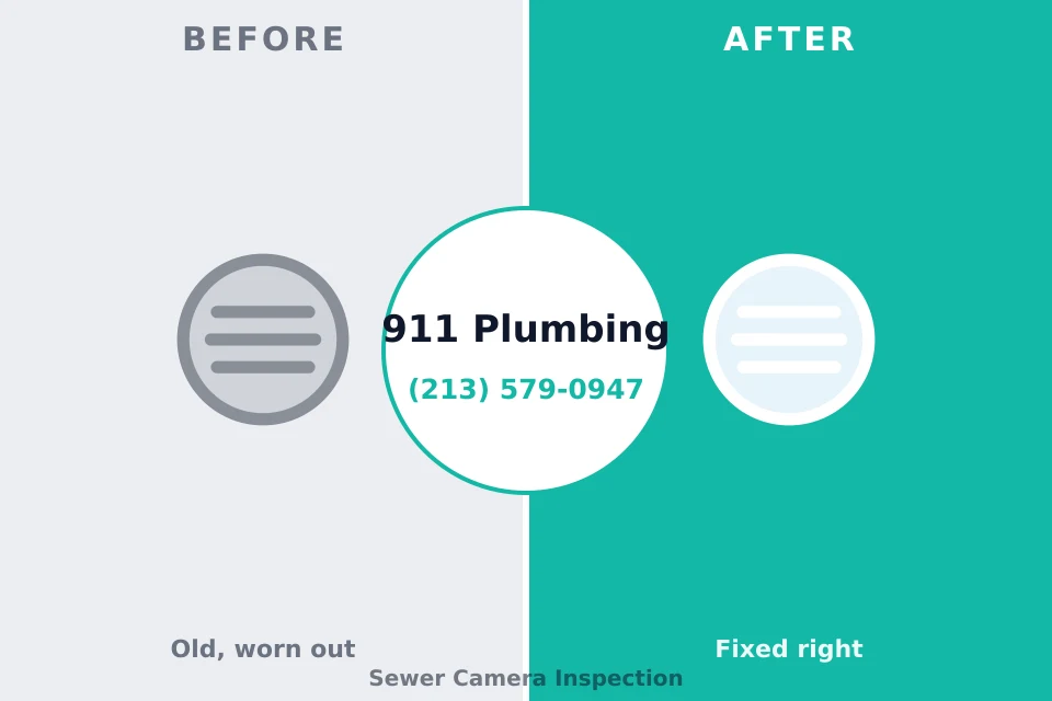 Before and after: plumbing company River Road, OR